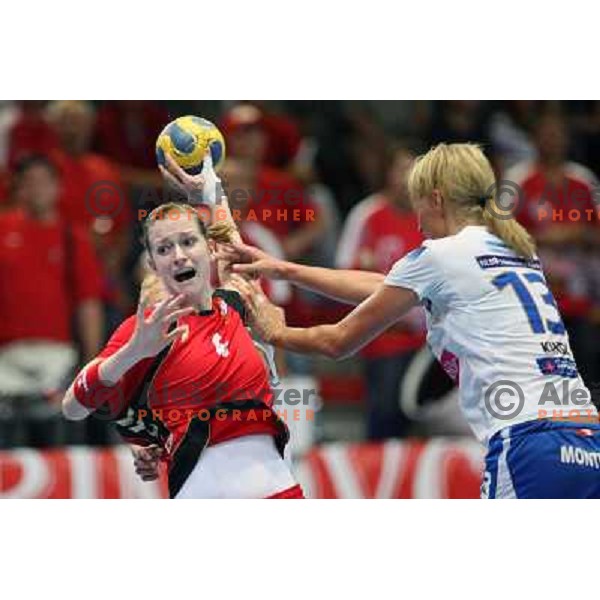  Ana Gros at handball match Krim Mercator- Buducnost at Vinko Kandija Memorial Cup, played at Kodeljevo Hall, Ljubljana 4.9.2009 