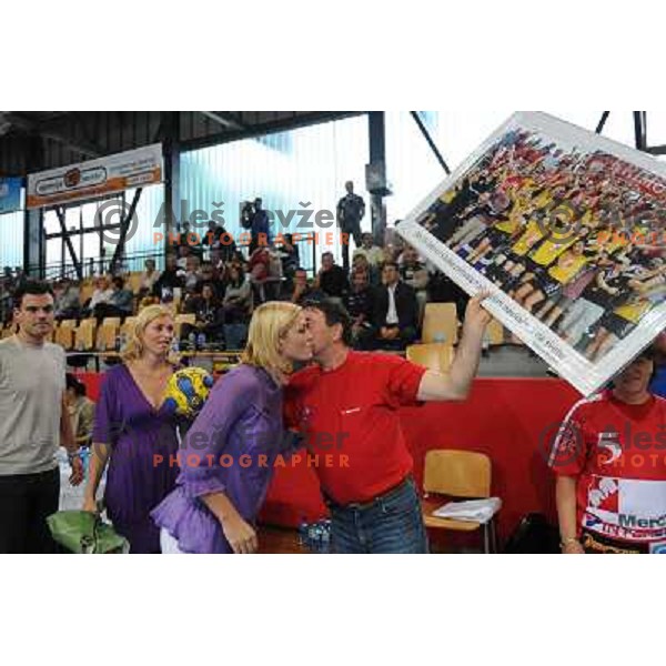 Cerar, Krim fans at the Handball game Krim Mercator - Hypo, Vinko Kandija Memorial Cup, Ljubljana 05.09.2009 
