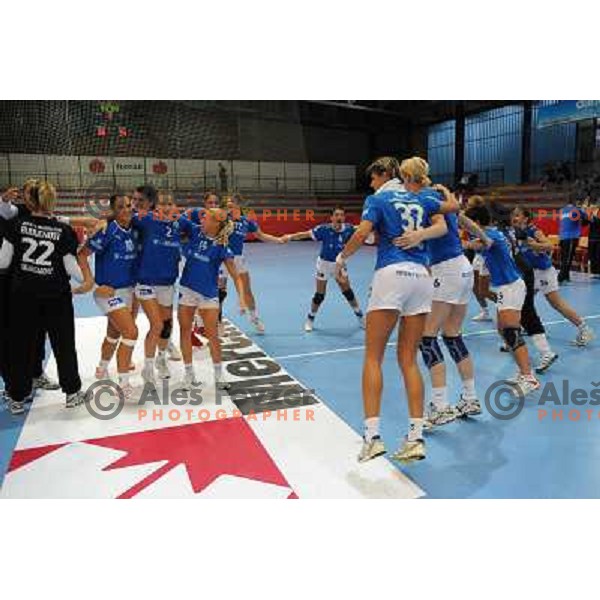 Buducnost at the Handball game Buducnost - Olthcim Valcea, Vinko Kandija Memorial Cup, Ljubljana 05.09.2009 