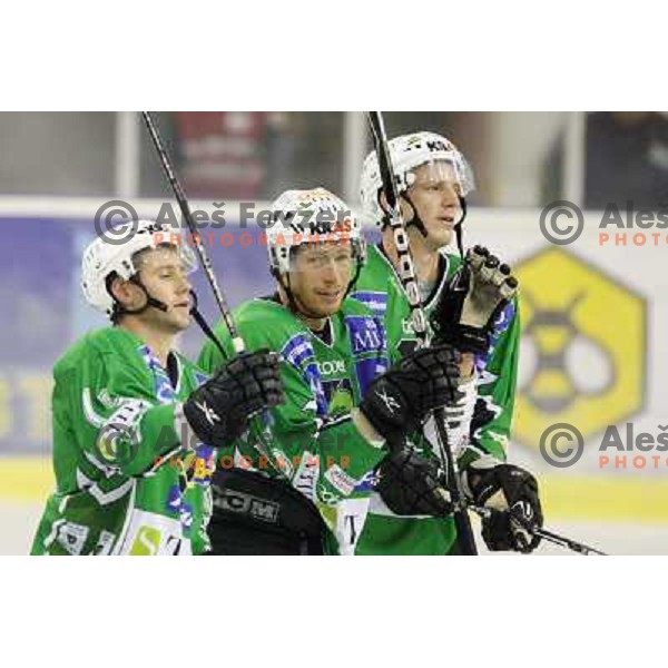 Muric at ice-hockey match Tilia Olimpija- Acroni Jesenice in round 2 of Ebel league, played in Hala Tivoli, Ljubljana 13.9.2009. Tilia Olimpija won 4:1 