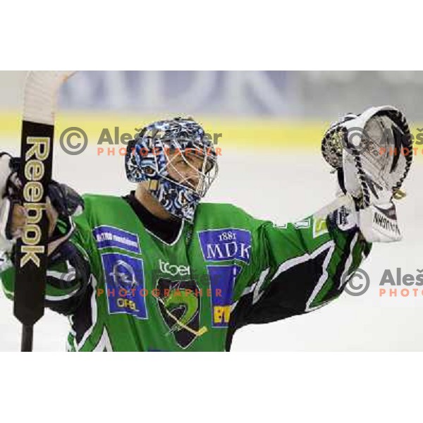  Norm Maracle at ice-hockey match Tilia Olimpija- Acroni Jesenice in round 2 of Ebel league, played in Hala Tivoli, Ljubljana 13.9.2009. Tilia Olimpija won 4:1 