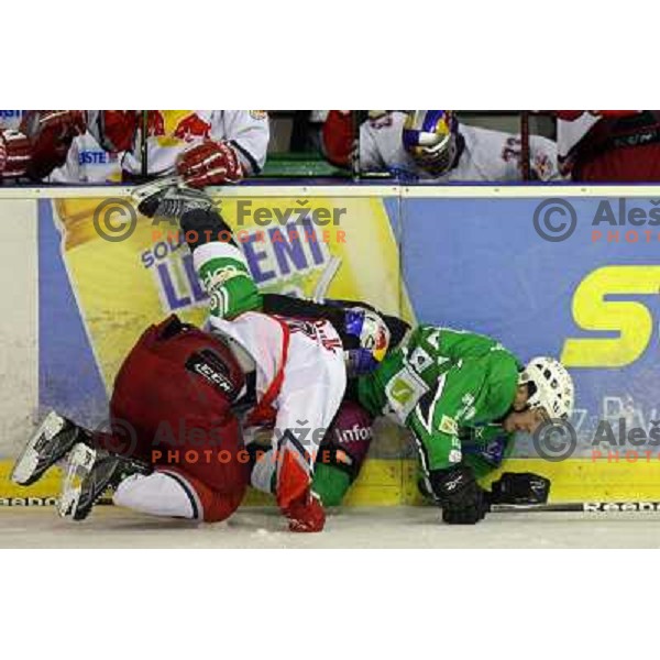at ice-hockey match Tilia Olimpija- Red Bull Salzburg in round 5 of EBEL league, played in Hala Tivoli, Ljubljana, Slovenia 22.9.2009 