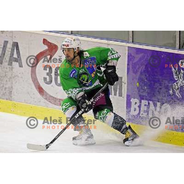 Frank Banham at ice-hockey match Tilia Olimpija- Red Bull Salzburg in round 5 of EBEL league, played in Hala Tivoli, Ljubljana, Slovenia 22.9.2009 