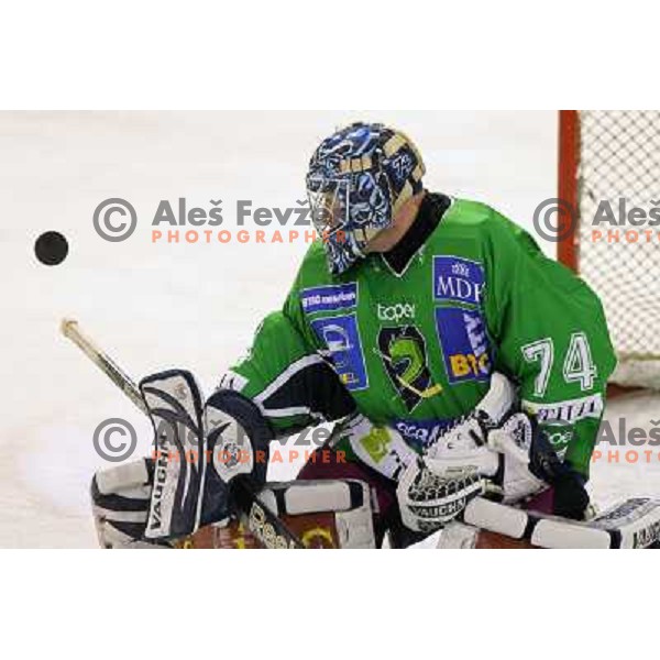 Norm Maracle at ice-hockey match Tilia Olimpija- Red Bull Salzburg in round 5 of EBEL league, played in Hala Tivoli, Ljubljana, Slovenia 22.9.2009 