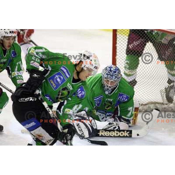 Norm Maracle at ice-hockey match Tilia Olimpija- Red Bull Salzburg in round 5 of EBEL league, played in Hala Tivoli, Ljubljana, Slovenia 22.9.2009 