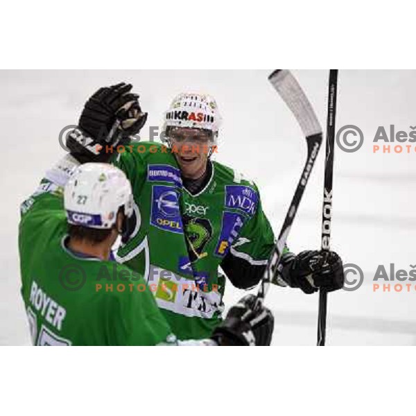 Andrej Tavzelj at ice-hockey match Tilia Olimpija- Red Bull Salzburg in round 5 of EBEL league, played in Hala Tivoli, Ljubljana, Slovenia 22.9.2009 