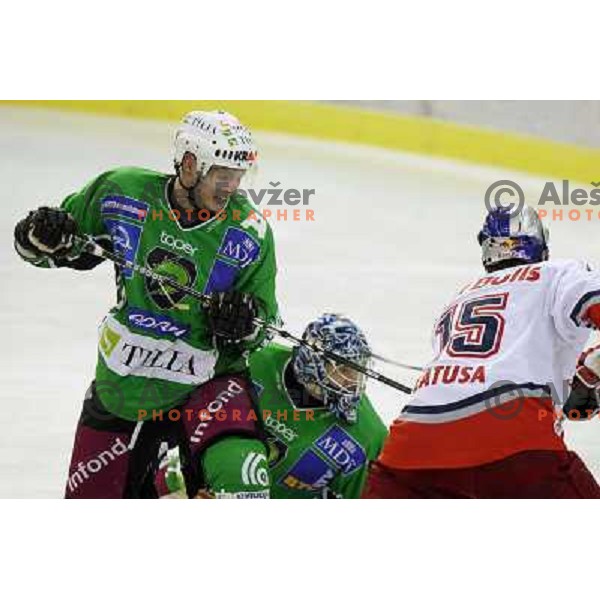 Andrej Tavzelj at ice-hockey match Tilia Olimpija- Red Bull Salzburg in round 5 of EBEL league, played in Hala Tivoli, Ljubljana, Slovenia 22.9.2009 