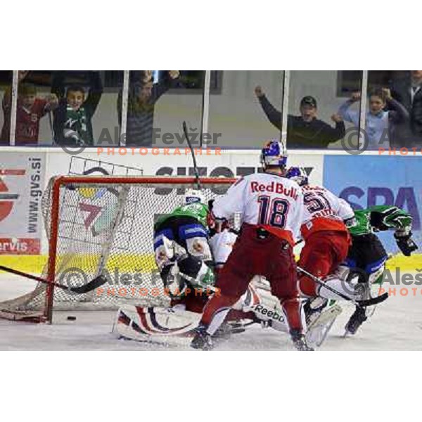 Brendan Yarema at ice-hockey match Tilia Olimpija- Red Bull Salzburg in round 5 of EBEL league, played in Hala Tivoli, Ljubljana, Slovenia 22.9.2009 