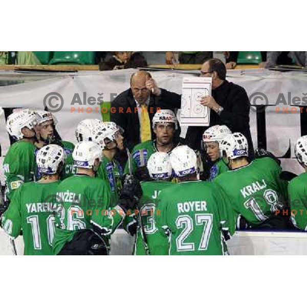 at ice-hockey match Tilia Olimpija- Red Bull Salzburg in round 5 of EBEL league, played in Hala Tivoli, Ljubljana, Slovenia 22.9.2009 