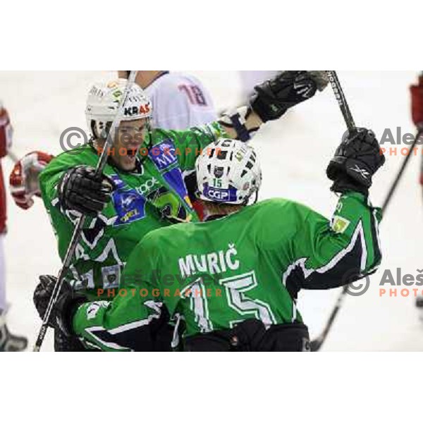 Egon Muric at ice-hockey match Tilia Olimpija- Red Bull Salzburg in round 5 of EBEL league, played in Hala Tivoli, Ljubljana, Slovenia 22.9.2009 