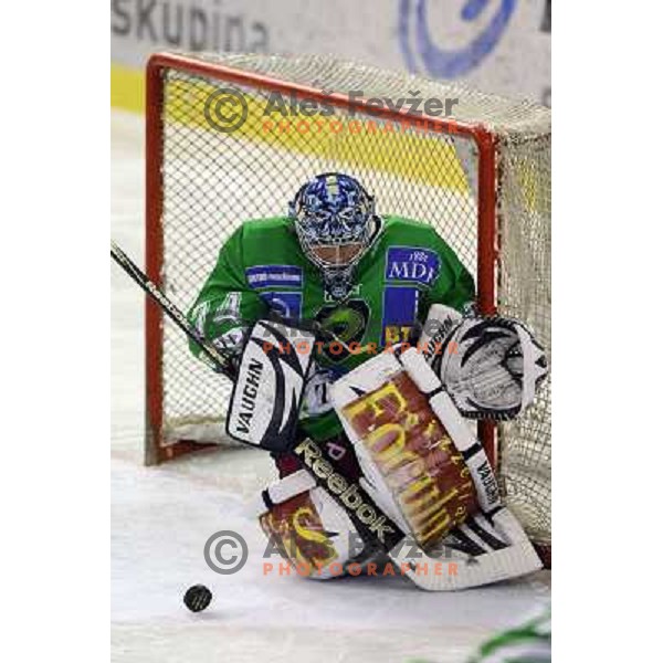 Norm Maracle at ice-hockey match Tilia Olimpija- Red Bull Salzburg in round 5 of EBEL league, played in Hala Tivoli, Ljubljana, Slovenia 22.9.2009 