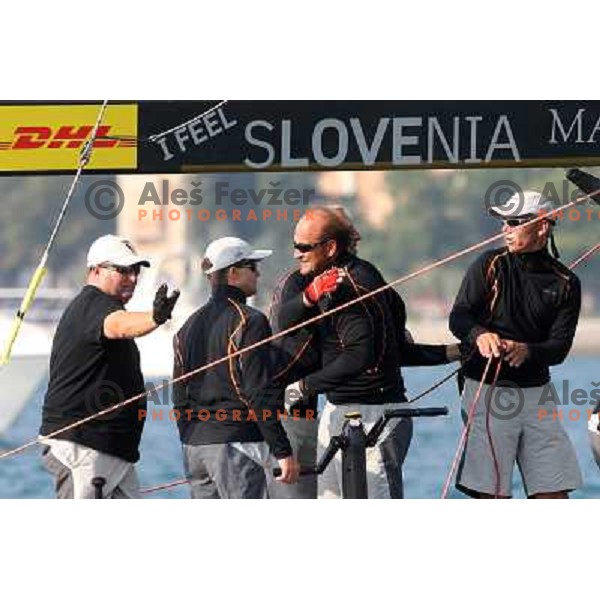 match racing at Bank Sarasin RC 44 Portoroz Cup, Slovenia 29.9.2009 