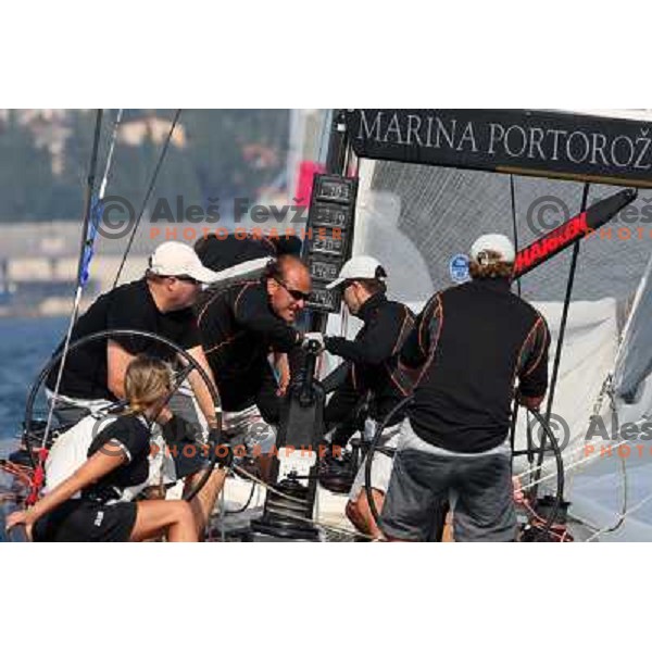 match racing at Bank Sarasin RC 44 Portoroz Cup, Slovenia 29.9.2009 