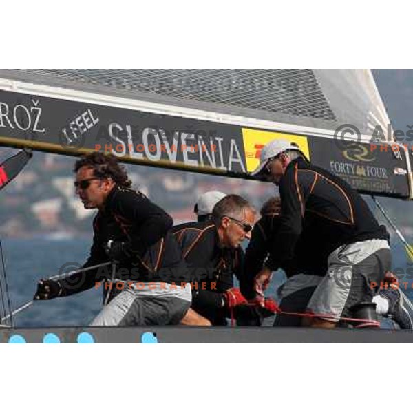 match racing at Bank Sarasin RC 44 Portoroz Cup, Slovenia 29.9.2009 