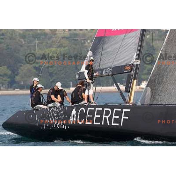 Team Ceeref during first day of match racing at Bank Sarasin RC 44 Portoroz Cup, Slovenia 29.9.2009 