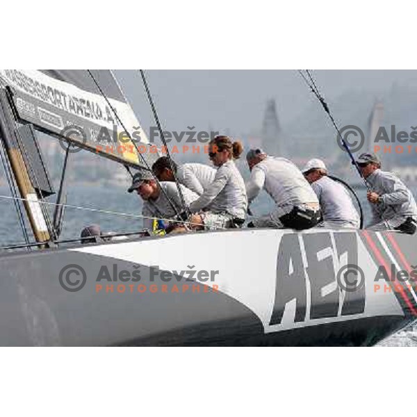 Team Austria during first day of match racing at Bank Sarasin RC 44 Portoroz Cup, Slovenia 29.9.2009 