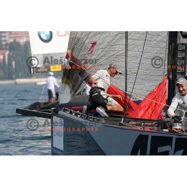 Team Austria during first day of match racing at Bank Sarasin RC 44 Portoroz Cup, Slovenia 29.9.2009 