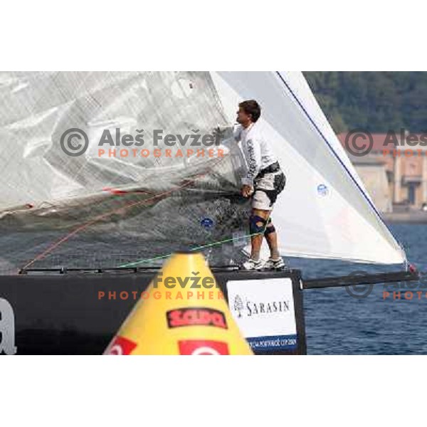 Team Organika during first day of match racing at Bank Sarasin RC 44 Portoroz Cup, Slovenia 29.9.2009 
