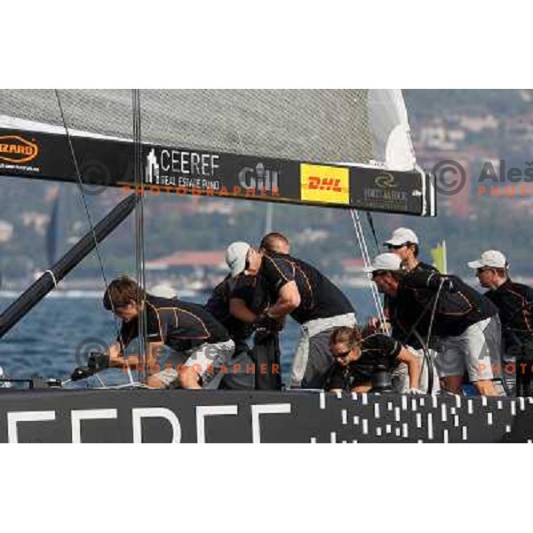 Team Ceeref during first day of match racing at Bank Sarasin RC 44 Portoroz Cup, Slovenia 29.9.2009 