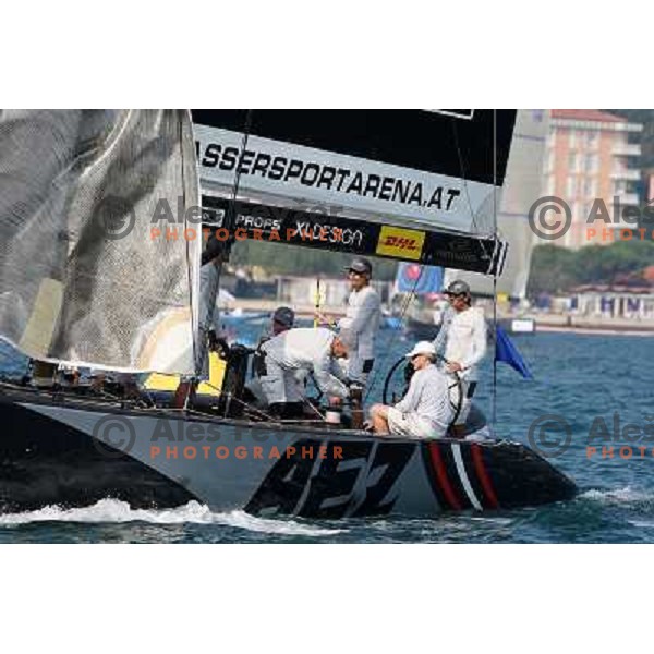 Team Austria during first day of match racing at Bank Sarasin RC 44 Portoroz Cup, Slovenia 29.9.2009 