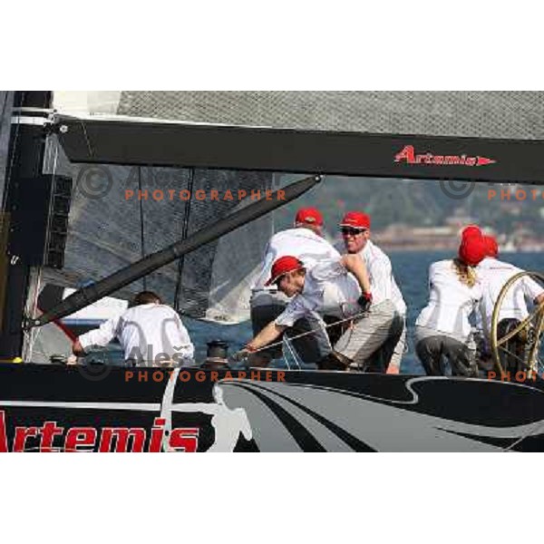 Team Artemis during first day of match racing at Bank Sarasin RC 44 Portoroz Cup, Slovenia 29.9.2009 