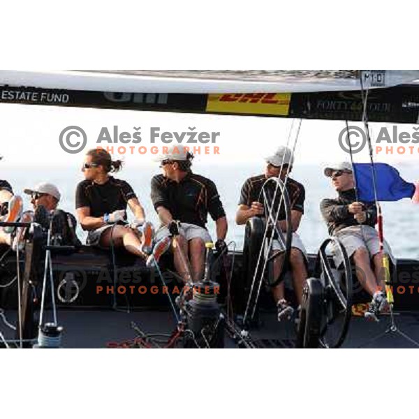 Team Ceeref during first day of match racing at Bank Sarasin RC 44 Portoroz Cup, Slovenia 29.9.2009 