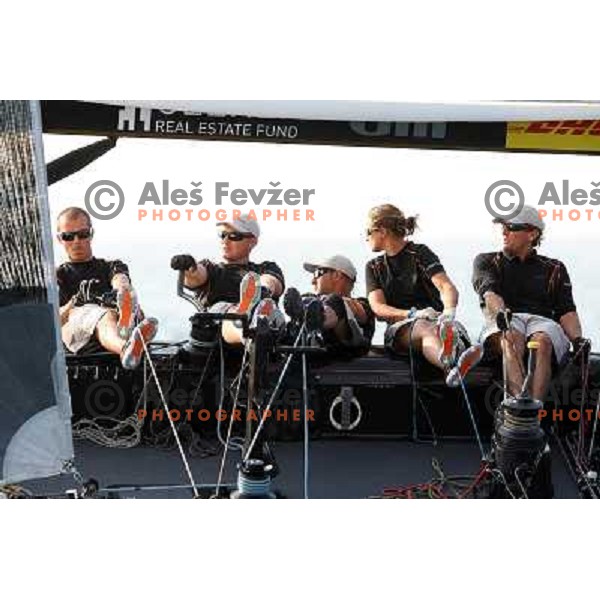 Team Ceeref during first day of match racing at Bank Sarasin RC 44 Portoroz Cup, Slovenia 29.9.2009 