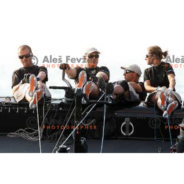 Team Ceeref during first day of match racing at Bank Sarasin RC 44 Portoroz Cup, Slovenia 29.9.2009 