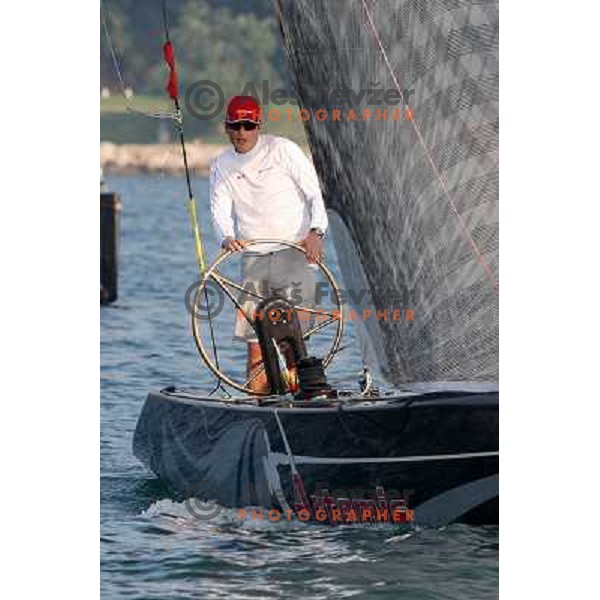 Dean Barker during first day of match racing at Bank Sarasin RC 44 Portoroz Cup, Slovenia 29.9.2009 