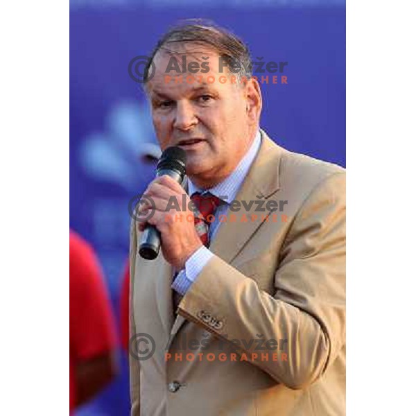 Marko Umberger at Opening ceremony of BMW Ljubljana Open ATP tennis challenger 
