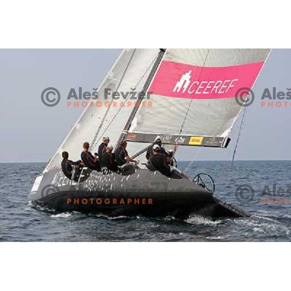 first day of fleet racing at Bank Sarasin RC 44 Portoroz Open in Portoroz, Slovenia 1.10.2009 