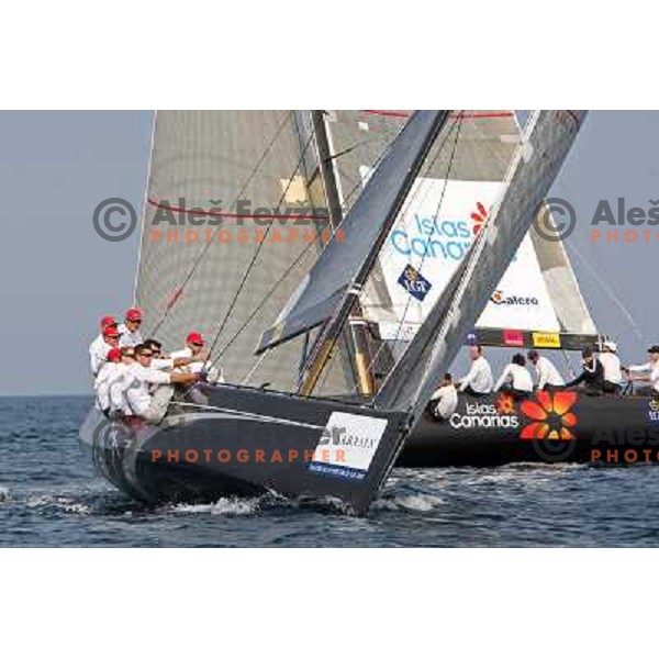 first day of fleet racing at Bank Sarasin RC 44 Portoroz Open in Portoroz, Slovenia 1.10.2009 