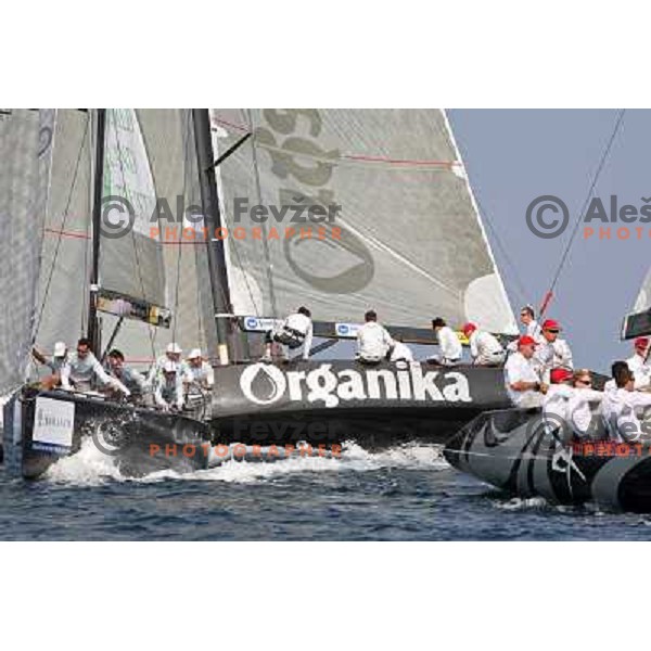 first day of fleet racing at Bank Sarasin RC 44 Portoroz Open in Portoroz, Slovenia 1.10.2009 