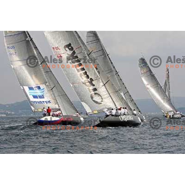 first day of fleet racing at Bank Sarasin RC 44 Portoroz Open in Portoroz, Slovenia 1.10.2009 