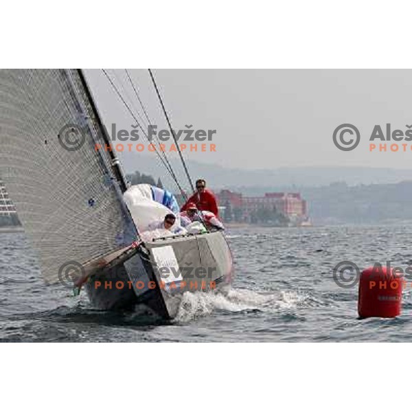 first day of fleet racing at Bank Sarasin RC 44 Portoroz Open in Portoroz, Slovenia 1.10.2009 