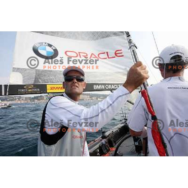 Russell Coutts and team BMW Oracle during first day of fleet racing at Bank Sarasin RC 44 Portoroz Open in Portoroz, Slovenia 1.10.2009 