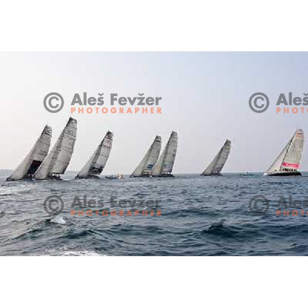 first day of fleet racing at Bank Sarasin RC 44 Portoroz Open in Portoroz, Slovenia 1.10.2009 