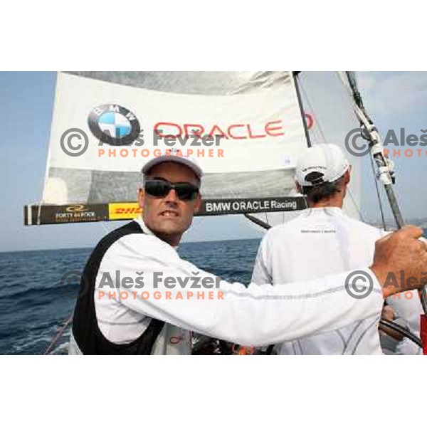 Russell Coutts and team BMW Oracle during first day of fleet racing at Bank Sarasin RC 44 Portoroz Open in Portoroz, Slovenia 1.10.2009 