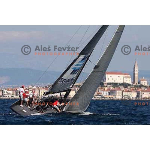 team Katusha during last day of sailing races at Bank Sarasin RC 44 Porotorz Cup 3.10.2009 
