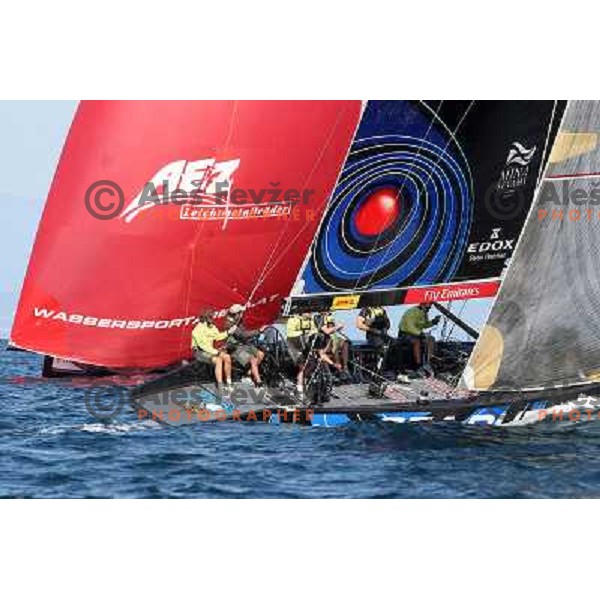 Team Sea Dubai during last day of sailing races at Bank Sarasin RC 44 Porotorz Cup 3.10.2009 
