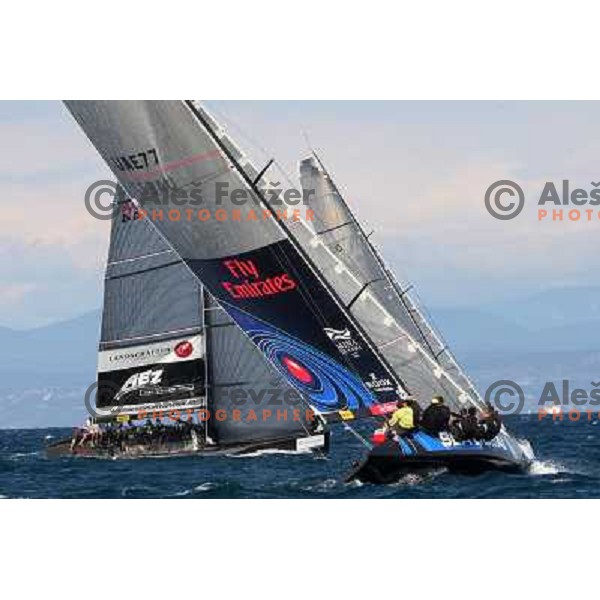 Sea Dubai during Bank Sarasin RC 44 Porotorz Cup DHL navigation fleet race Portoroz- Izola- Portoroz 2.10.2009 