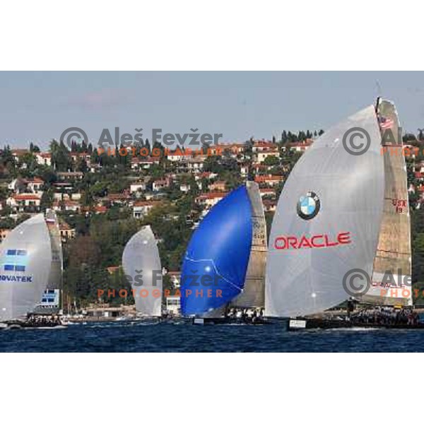 BMW Oracle during Bank Sarasin RC 44 Porotorz Cup DHL navigation fleet race Portoroz- Izola- Portoroz 2.10.2009 