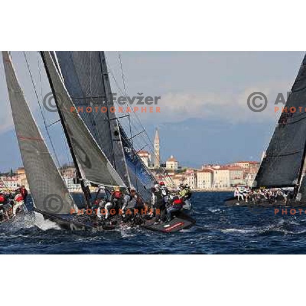 Bank Sarasin RC 44 Porotorz Cup DHL navigation fleet race Portoroz- Izola- Portoroz 2.10.2009 