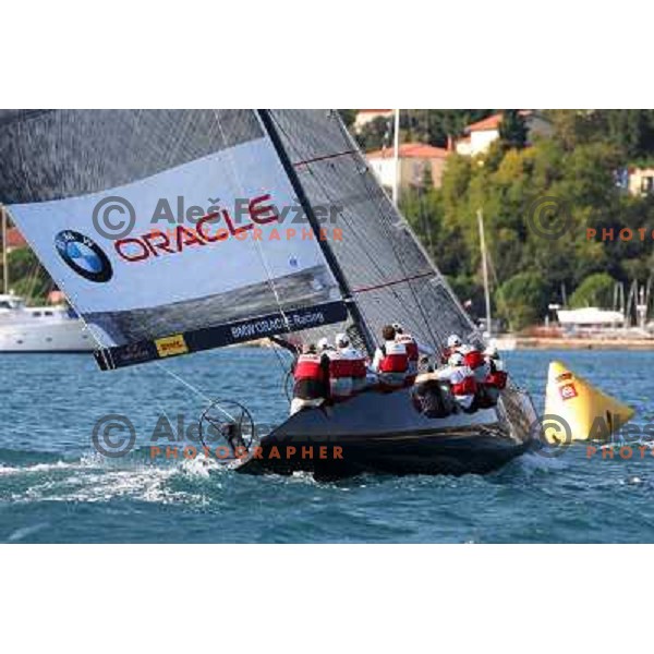 BMW Oracle during Bank Sarasin RC 44 Porotorz Cup DHL navigation fleet race Portoroz- Izola- Portoroz 2.10.2009 