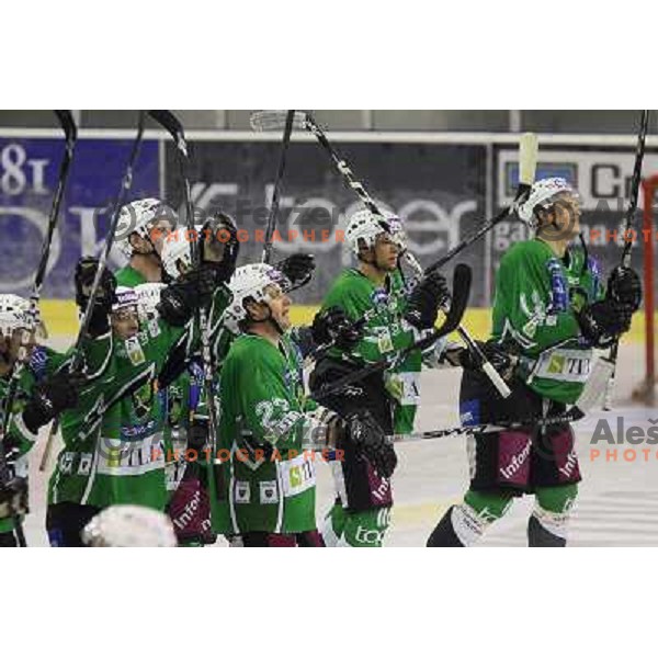 Remi Royer during ice-hockey match Tilia Olimpija- VSV, played in round 11 of Ebel league in Hala Tivoli, Ljubljana 9.10.2009. Tilia Olimpija won 3:0 