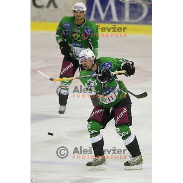 Ivo Jan during ice-hockey match Tilia Olimpija- VSV, played in round 11 of Ebel league in Hala Tivoli, Ljubljana 9.10.2009. Tilia Olimpija won 3:0 