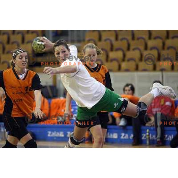 NIna Jericek during handball match RK Olimpija- RK Brezice in round 4 of DP, played in Hala Tivoli, Ljubljana 10.10.2009 