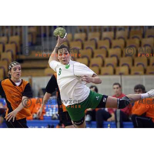 NIna Jericek during handball match RK Olimpija- RK Brezice in round 4 of DP, played in Hala Tivoli, Ljubljana 10.10.2009 