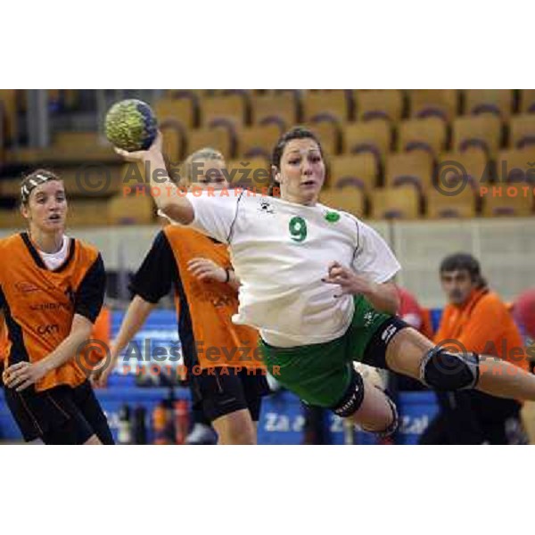 NIna Jericek during handball match RK Olimpija- RK Brezice in round 4 of DP, played in Hala Tivoli, Ljubljana 10.10.2009 