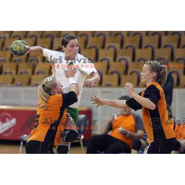 NIna Jericek during handball match RK Olimpija- RK Brezice in round 4 of DP, played in Hala Tivoli, Ljubljana 10.10.2009 